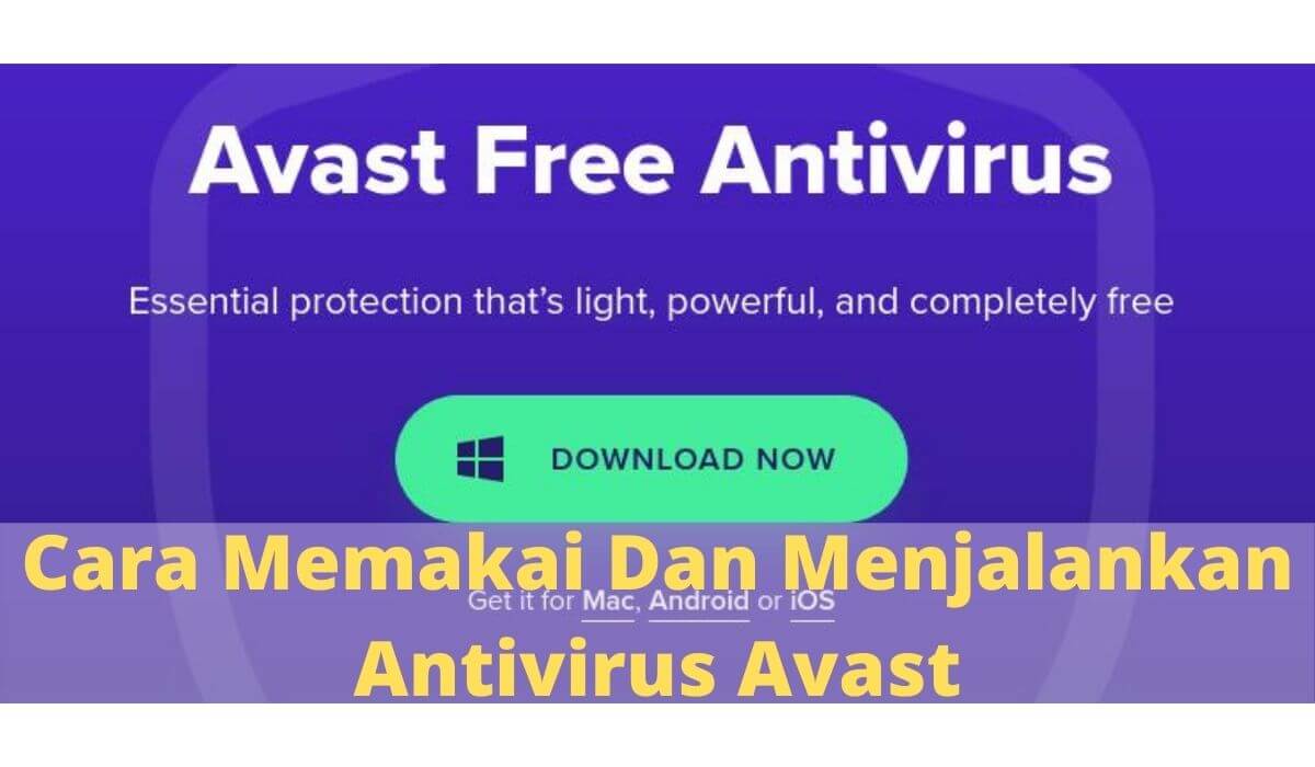 Cara Memakai Antivirus Avast 