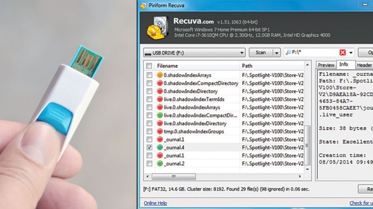 Cara mengembalikan file yang terhapus permanen di flashdisk
