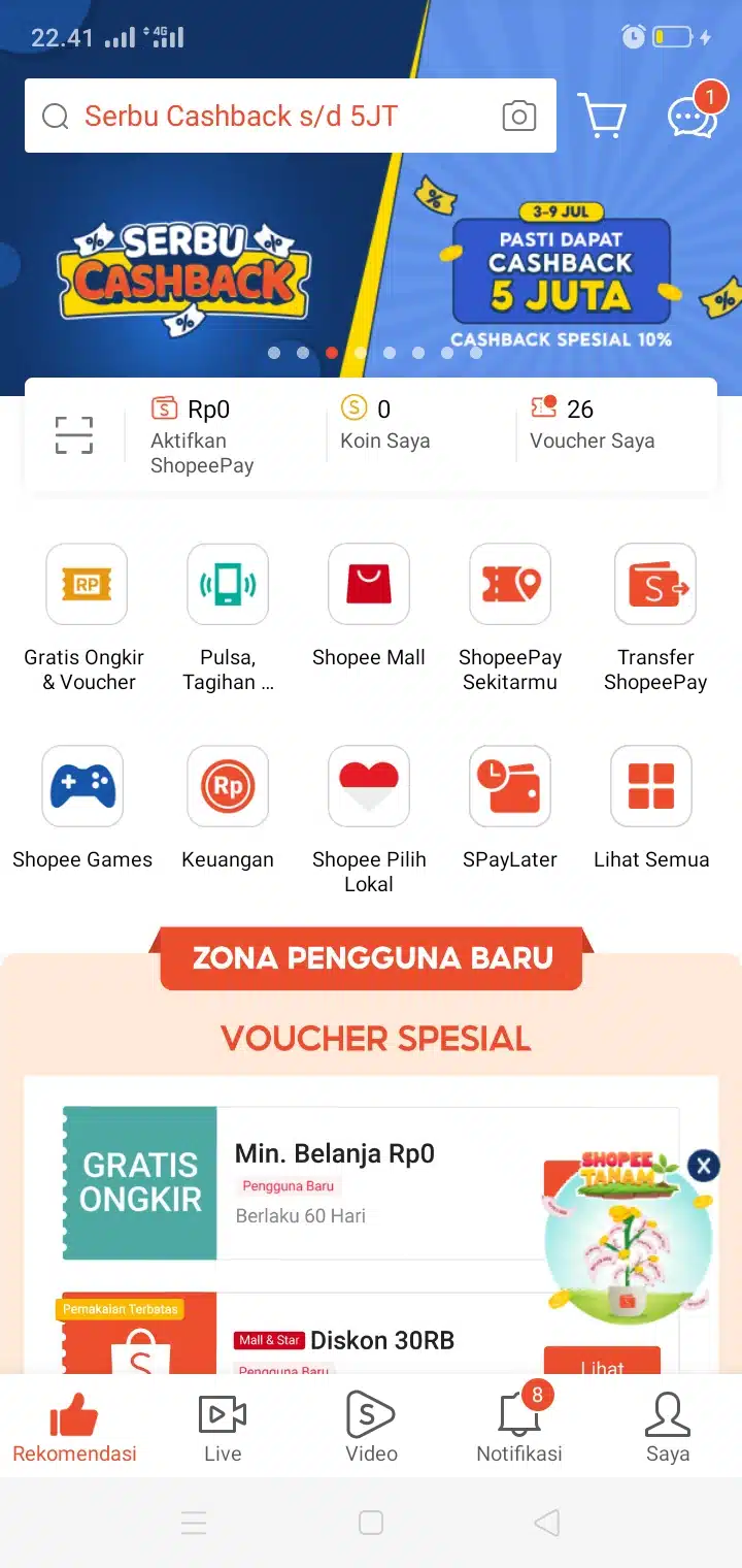 Cara Melihat Nomor ShopeePay Sendiri