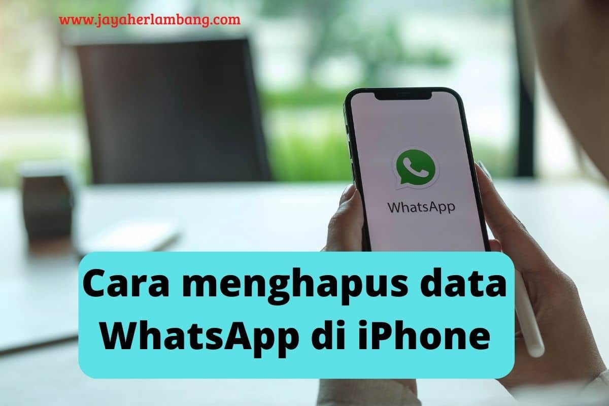 Cara menghapus data WhatsApp di iPhone