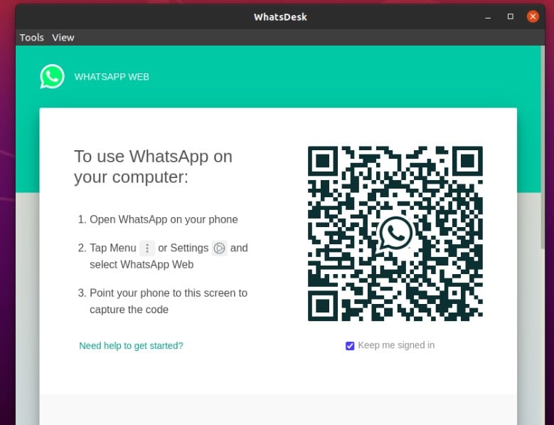 whatsapp linux