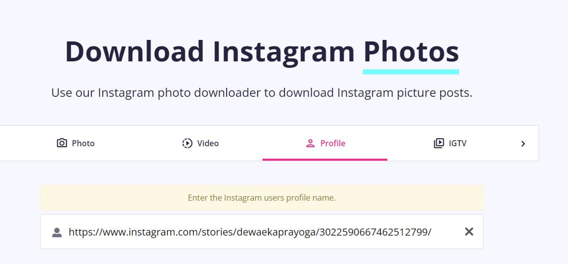 cara download foto profil ig tanpa aplikasi 