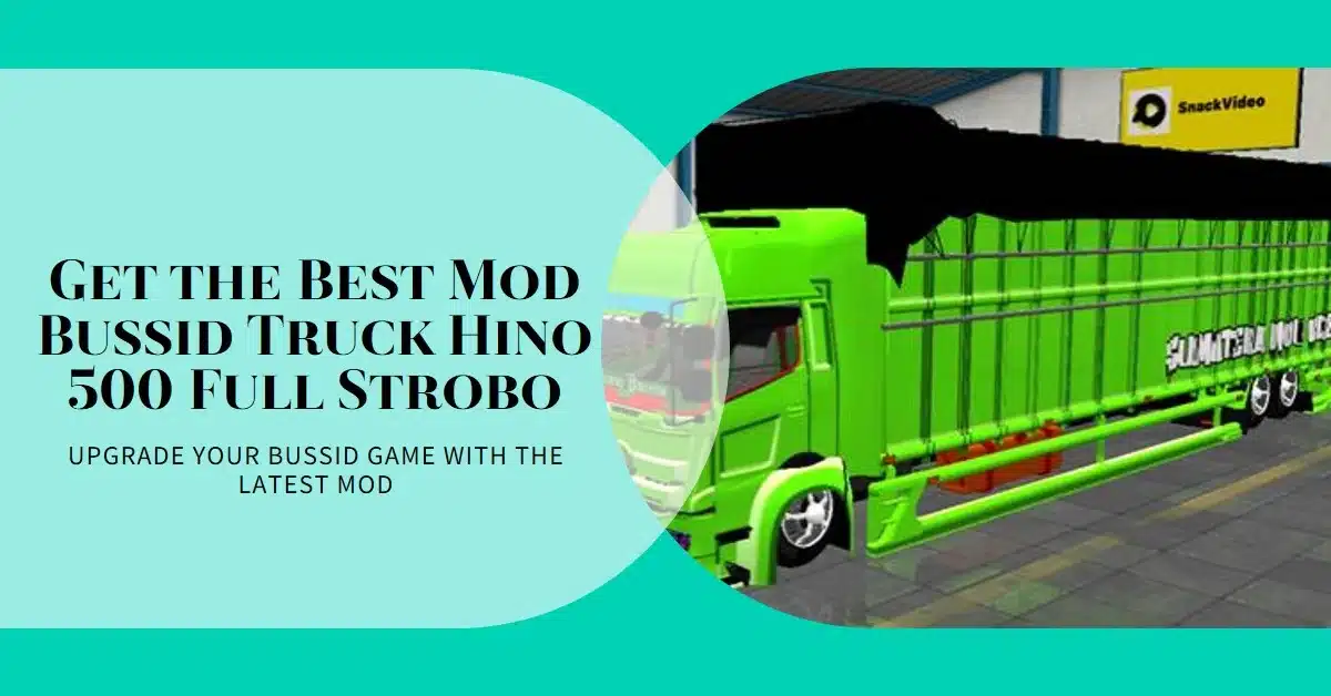 Download Mod Bussid Truck Hino 500 Full Strobo