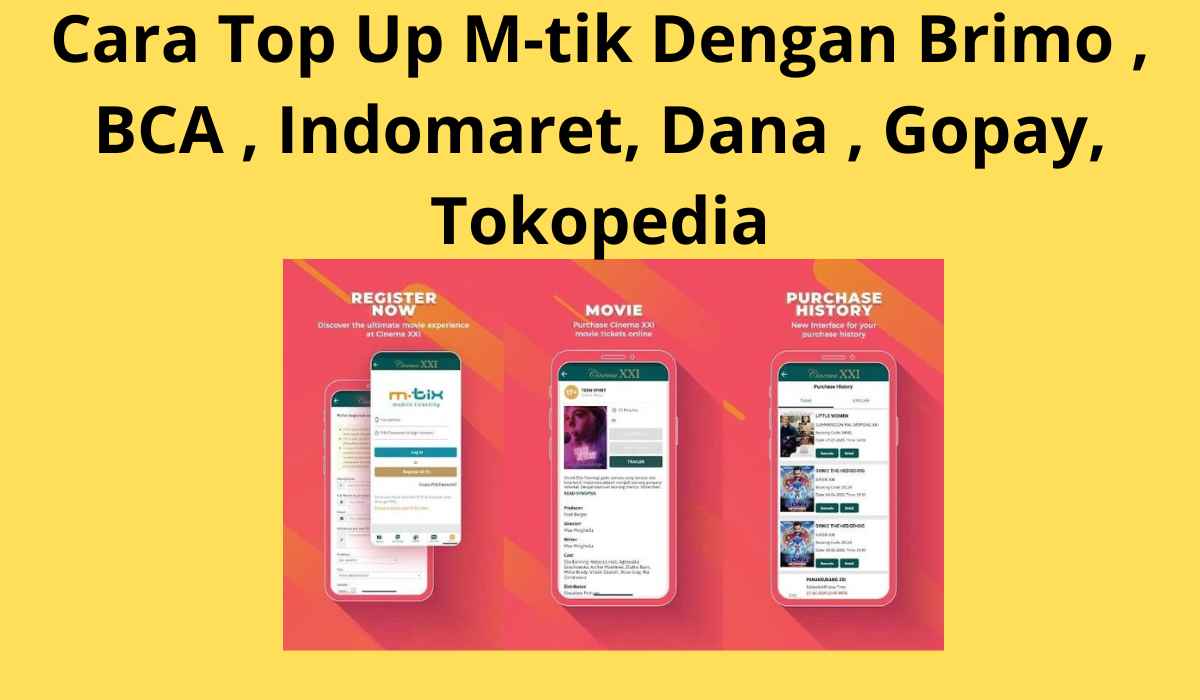 Cara Top Up M-tik