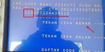 Contoh nomor rekening bank bjb