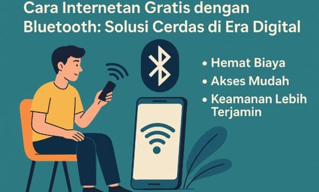Cara Internetan Gratis dengan Bluetooth