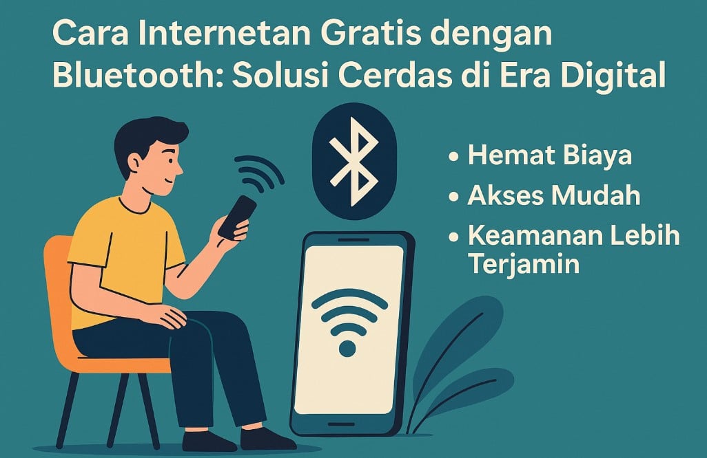 cara Internetan Gratis dengan Bluetooth
