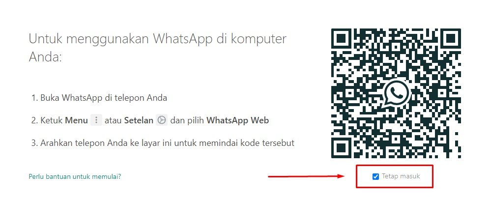 cara mengembalikan whatsapp web yang keluar sendiri