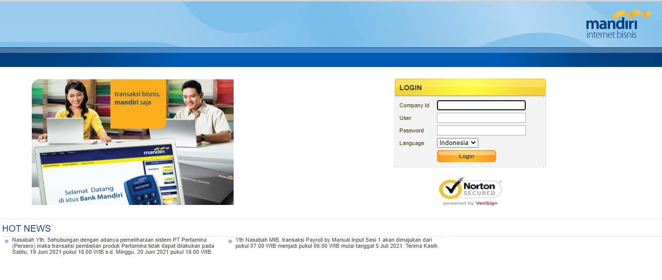 Www.mandiri.co.id internet banking