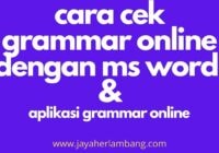 cek grammar bahasa inggris online