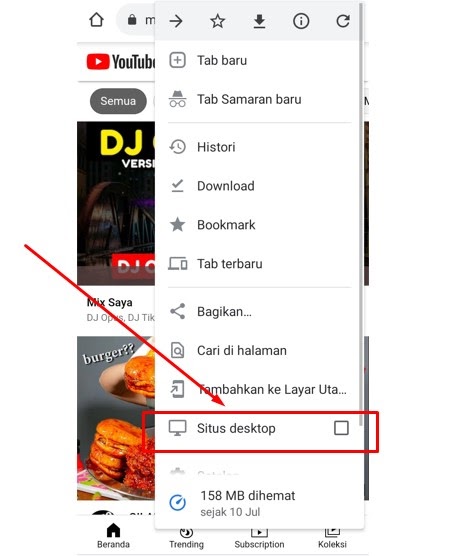 cara masuk ke youtube desktop 2021